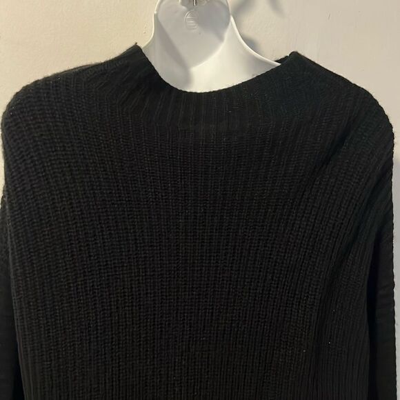 ATHLETA Black Azalea Wrap Sweater-L - Picture 6 of 10